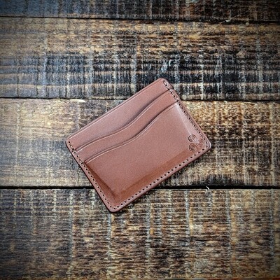 Three-Pocket Minimalist Wallet (Brown)