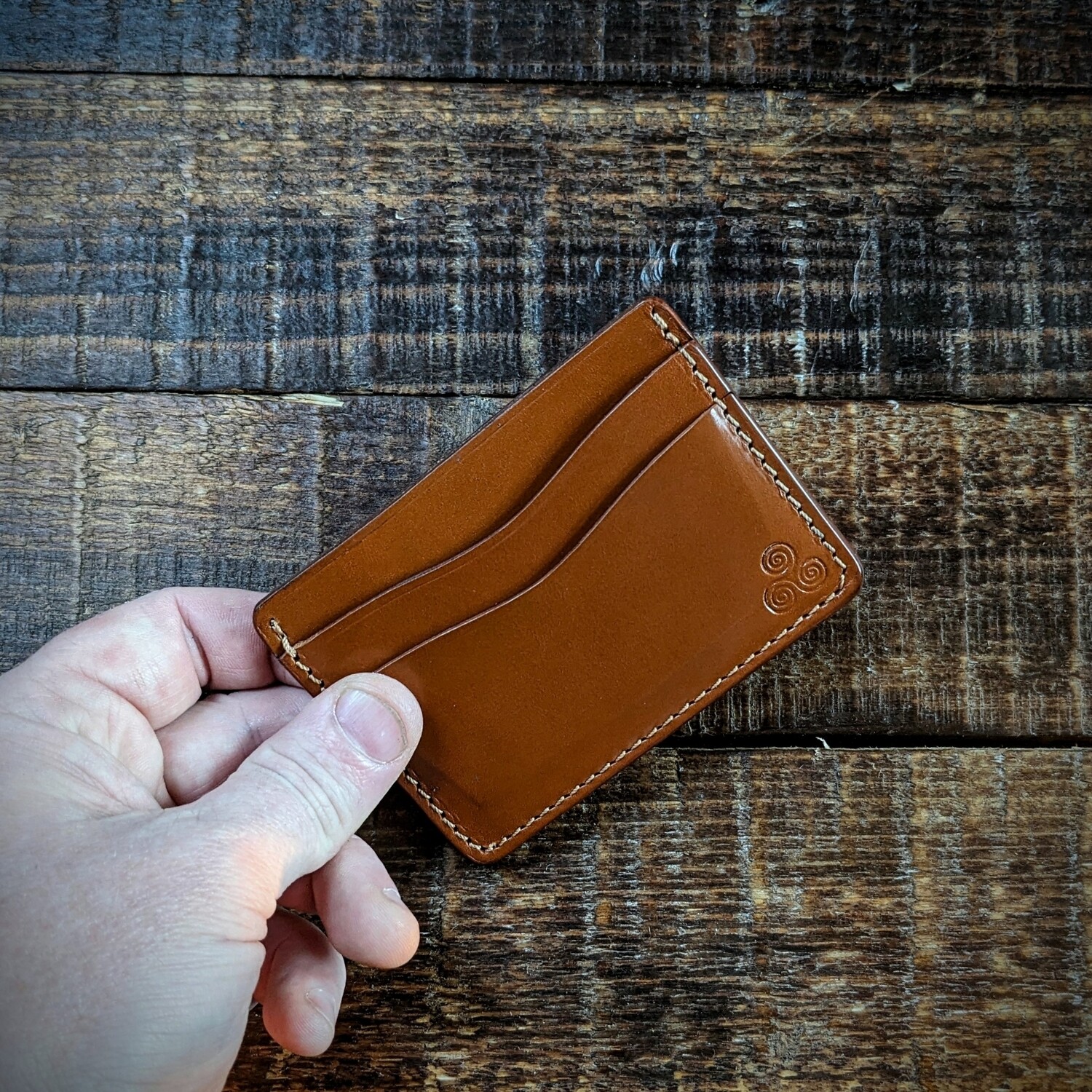 Three-Pocket Minimalist Wallet (Tan)