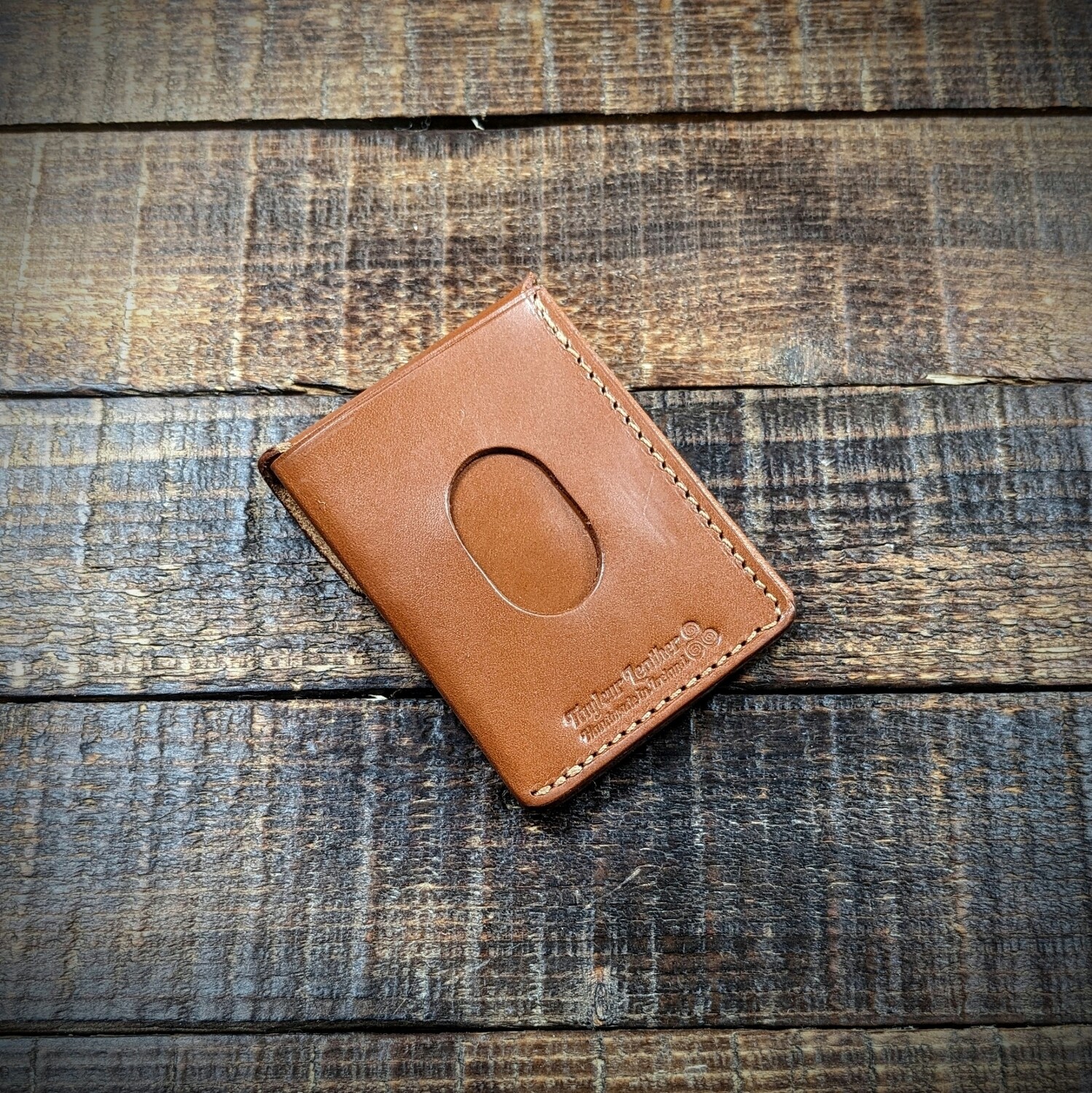 Cash, Card and Coin Minimalist Wallet (Tan)