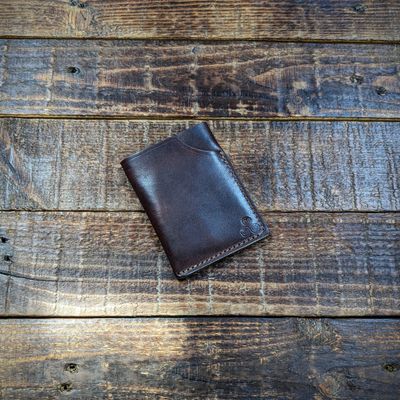 3 Pocket Minimalist Wallet (Dark Brown)