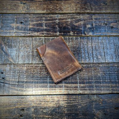 3 Pocket Minimalist Wallet (Vintage Brown)