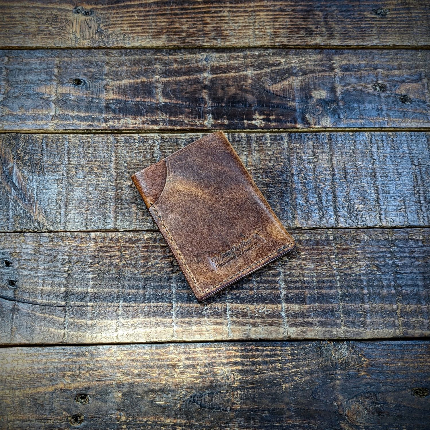 3 Pocket Minimalist Wallet (Vintage Brown)