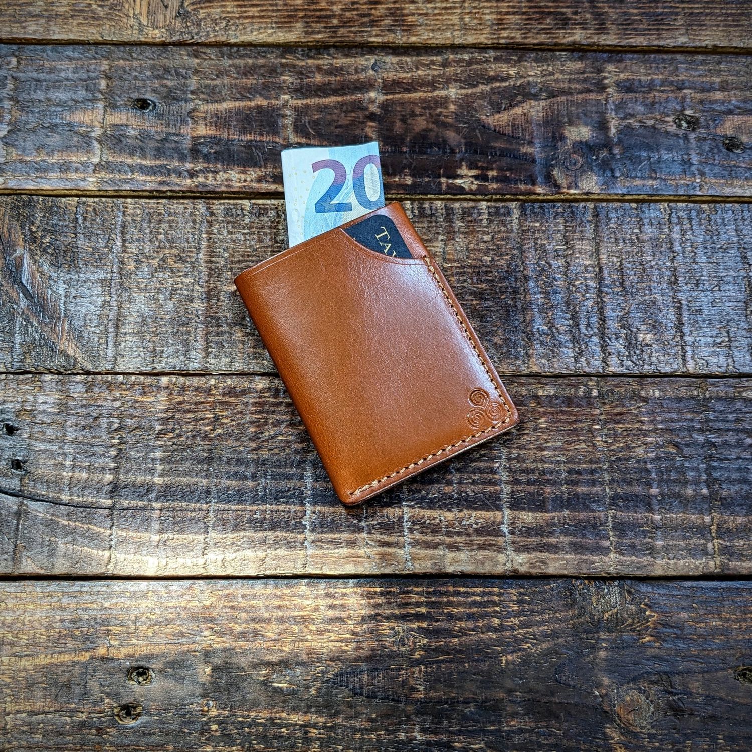 3 Pocket Minimalist Wallet (Tan)