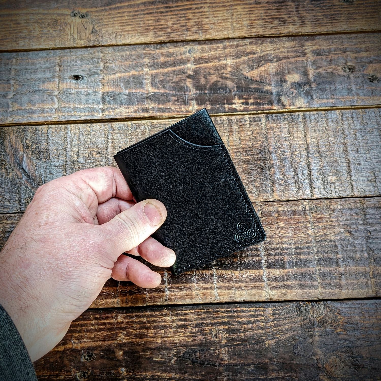 3 Pocket Minimalist Wallet (Black)