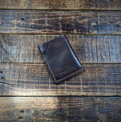 3 Pocket Minimalist Wallet (Dark Brown)