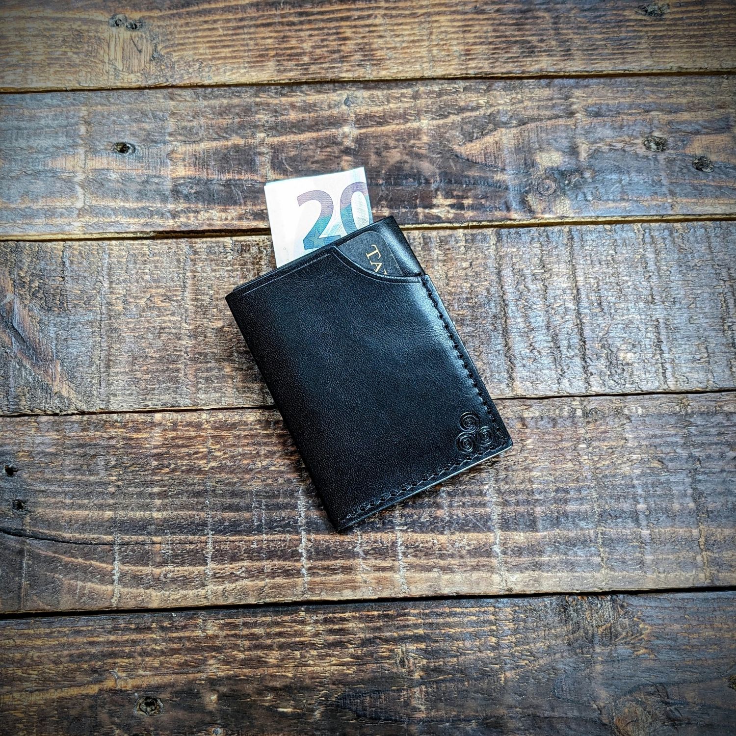 3 Pocket Minimalist Wallet (Black)
