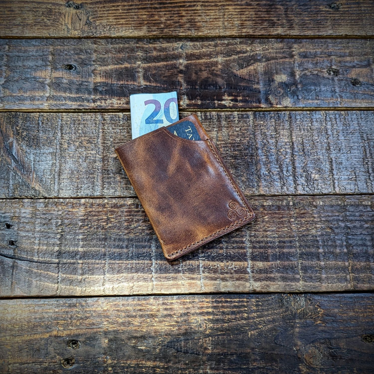 3 Pocket Minimalist Wallet (Vintage Brown)