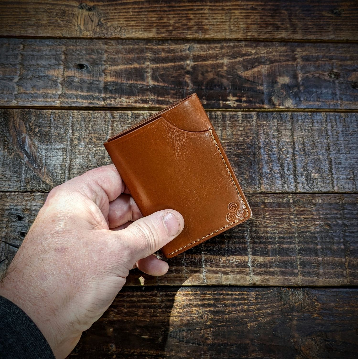 3 Pocket Minimalist Wallet (Tan)