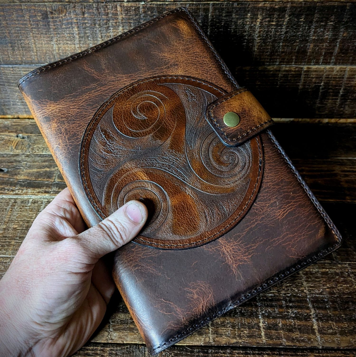 A5 Journal Cover (Triskelion)