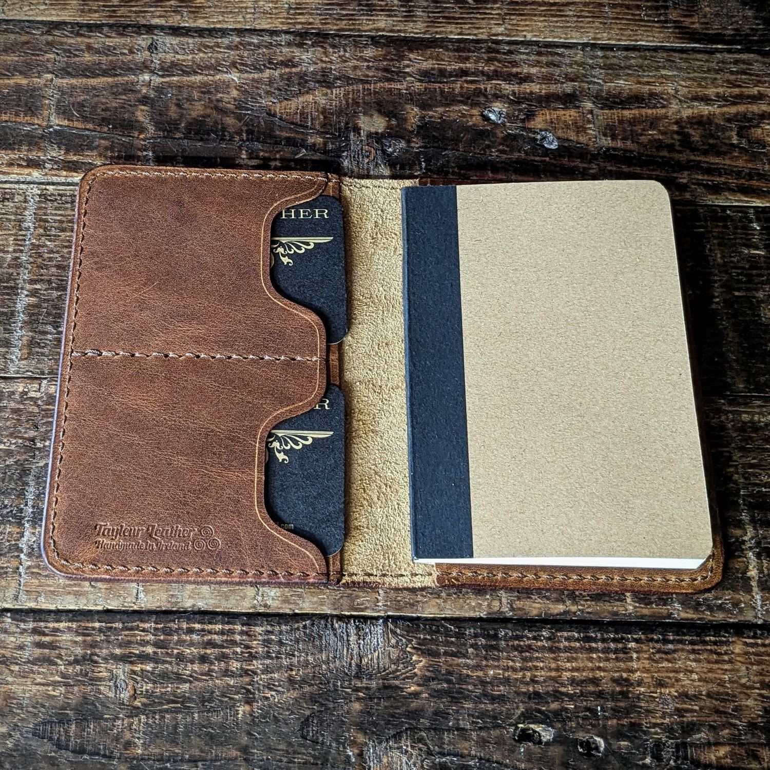 Passport Notebook Wallet (Vintage Brown)