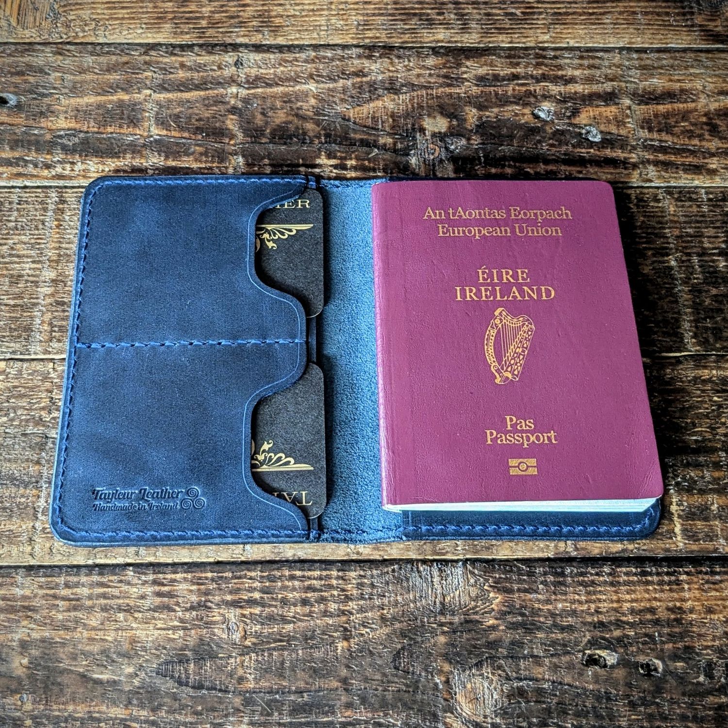 Passport Notebook Wallet (Vintage Blue)