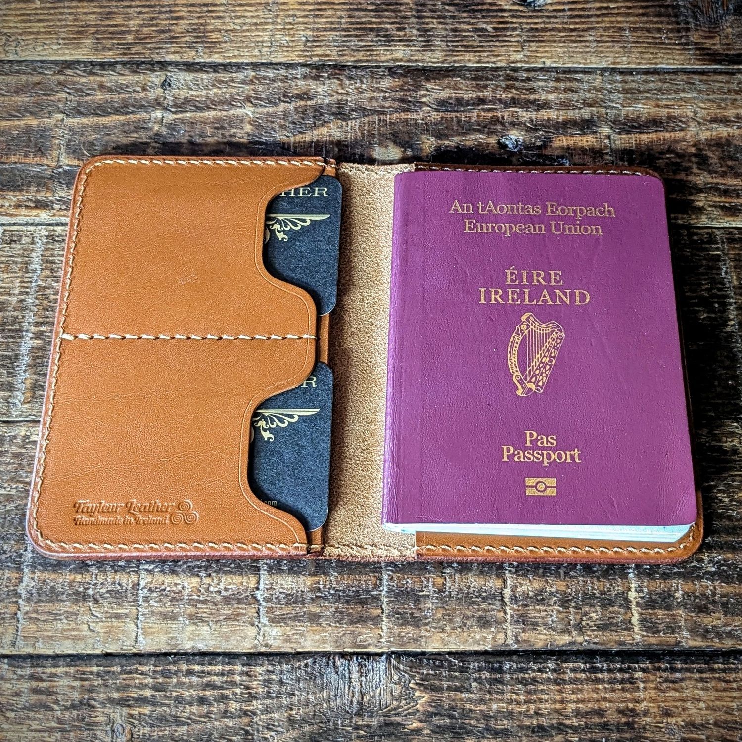 Passport Notebook Wallet (Tan)