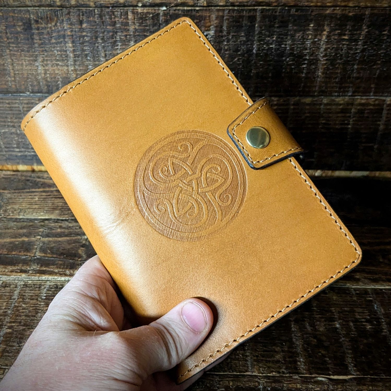 A6 Notebook Journal Cover (Light Tan)