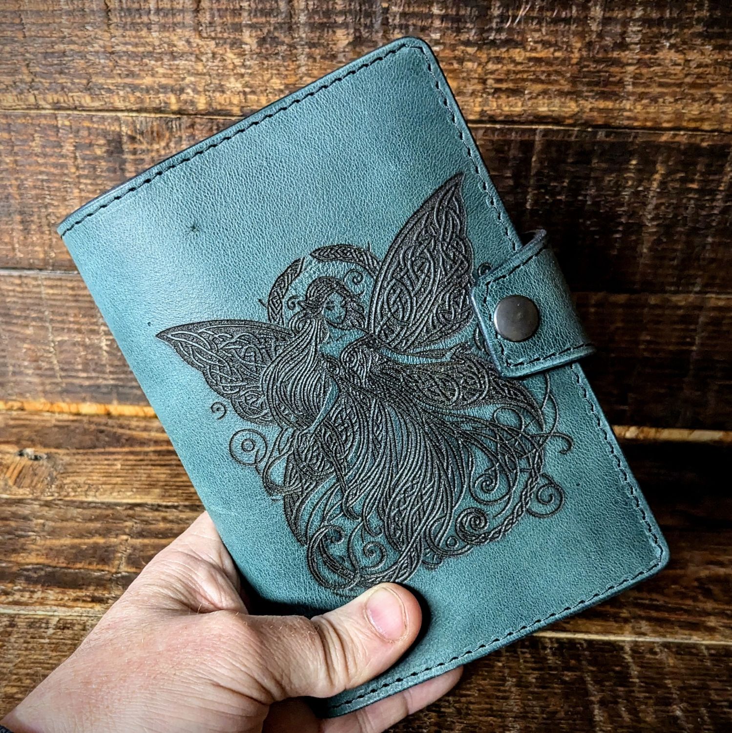 A6 Notebook Turquoise Journal Cover