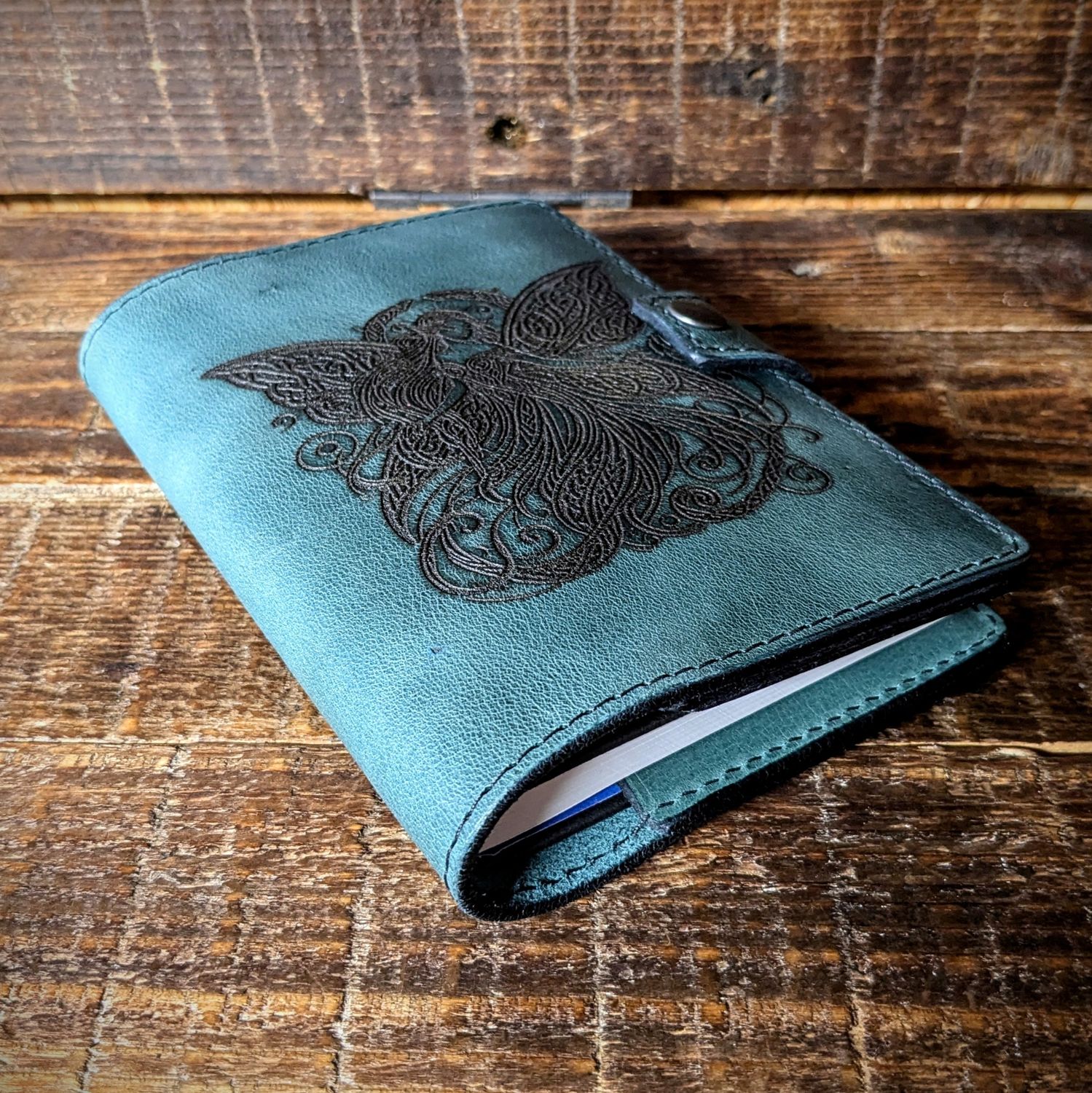 A6 Notebook Turquoise Journal Cover