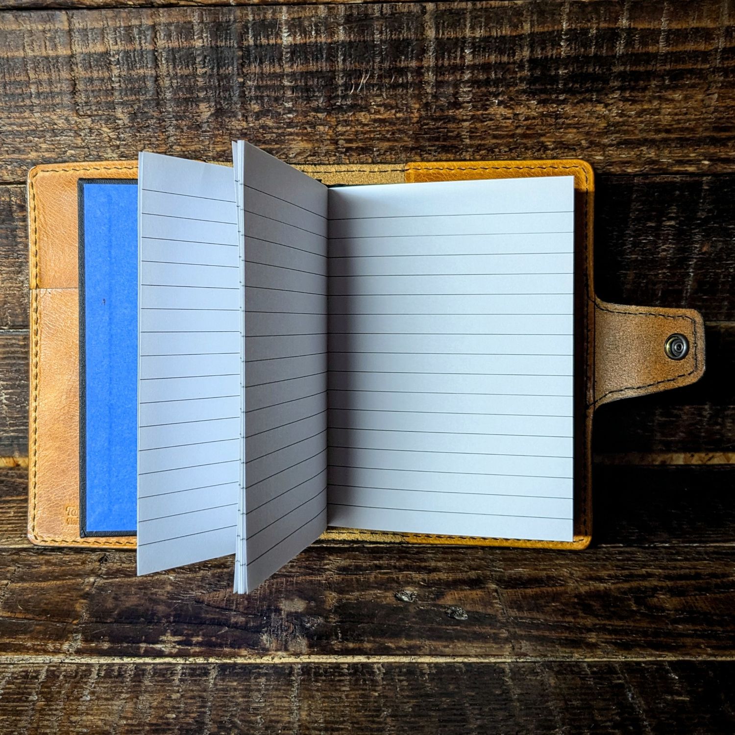 A6 Notebook Journal Cover Yellow and black