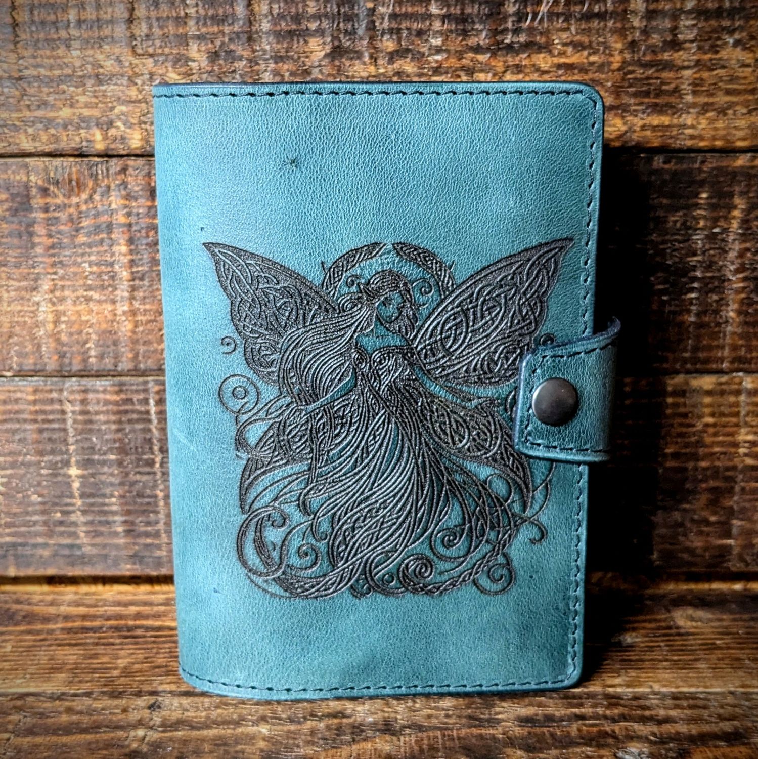 A6 Notebook Turquoise Journal Cover
