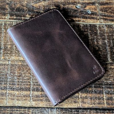 Passport Notebook Wallet ( Vintage Dark Brown)