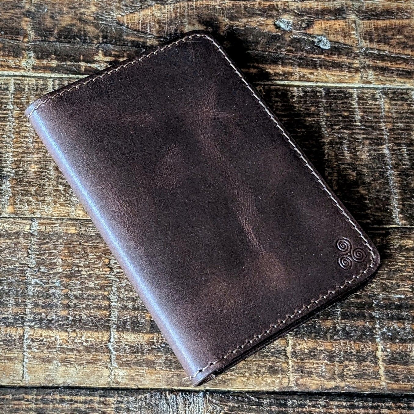 Passport Notebook Wallet ( Vintage Dark Brown)