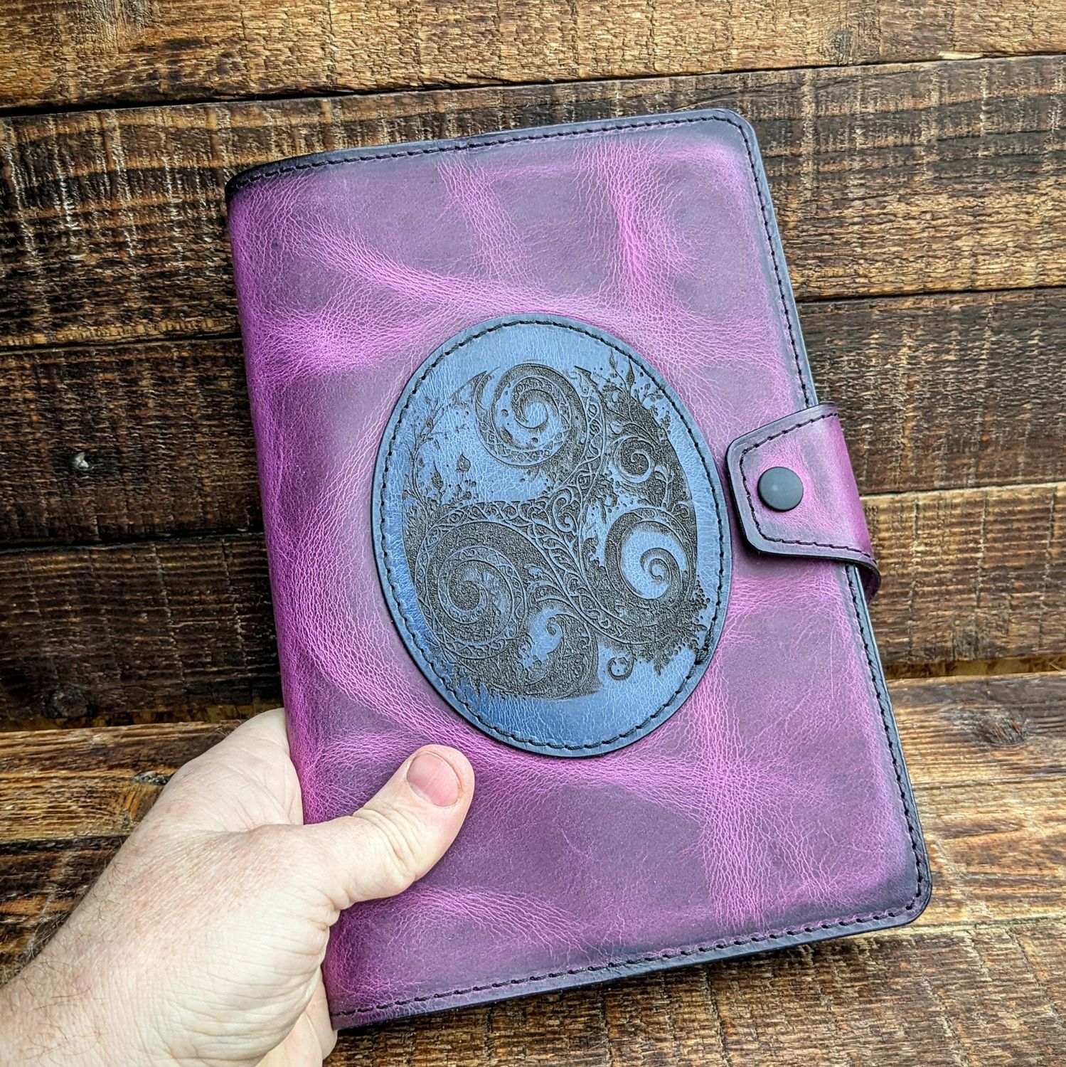 A5 Journal Cover Purple