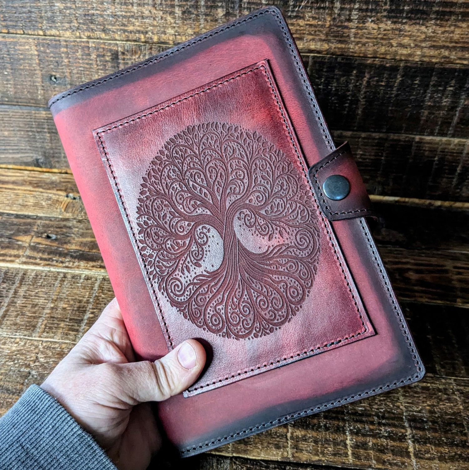 A5 Journal Cover Red
