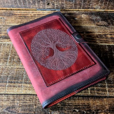 A5 Journal Cover Red