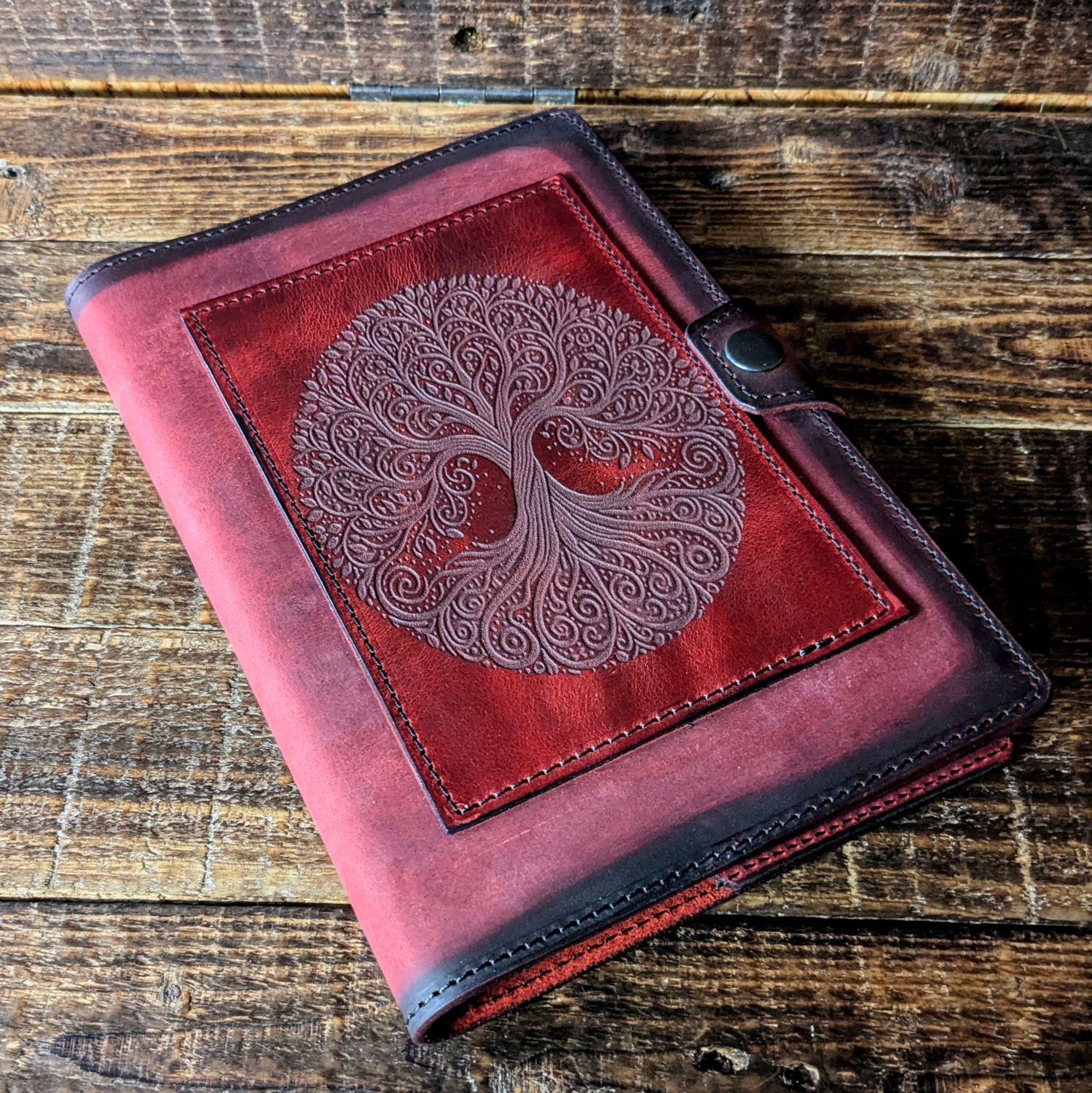 A5 Journal Cover Red