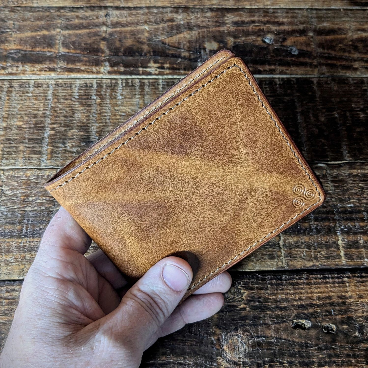 Large Bifold Wallet (Vintage Brown)