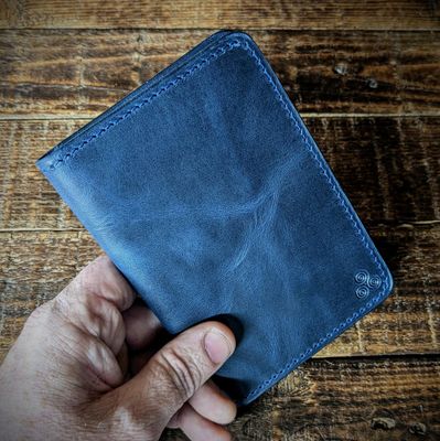 Passport Notebook Wallet (Vintage Blue)