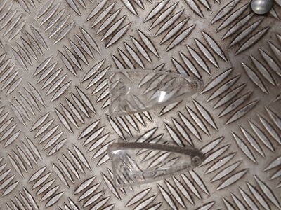 Blinkerglas weiss