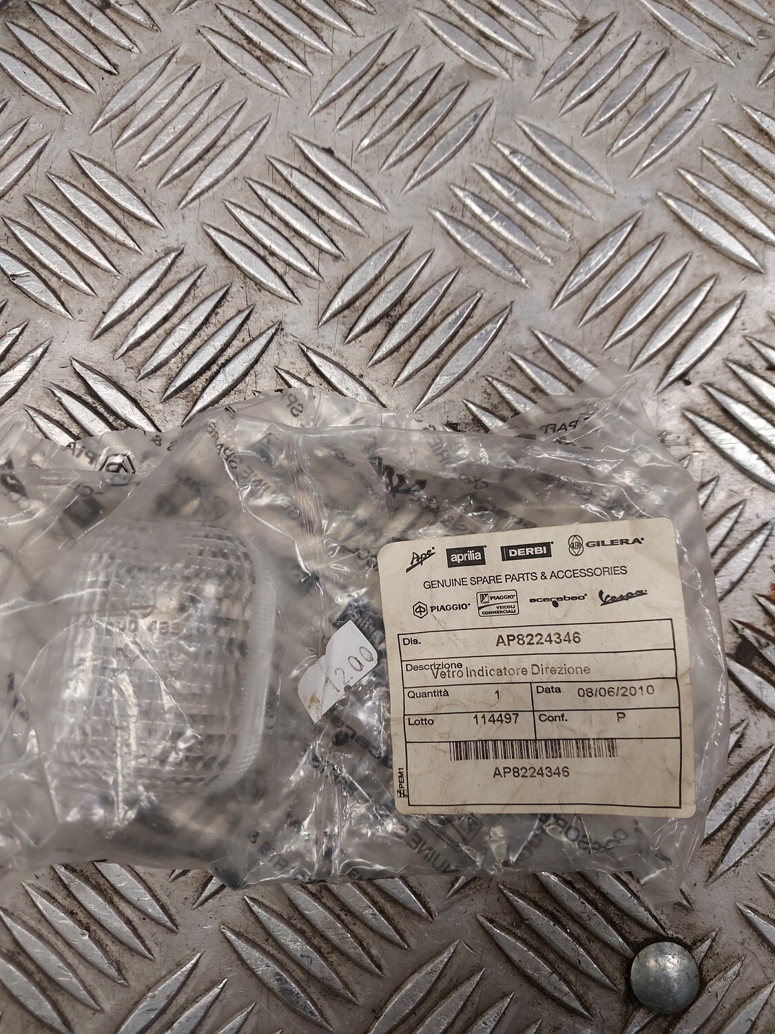 Blinkerglas weiss AP 8224346