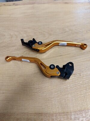 Kupplungs Bremshebel Gold ALU