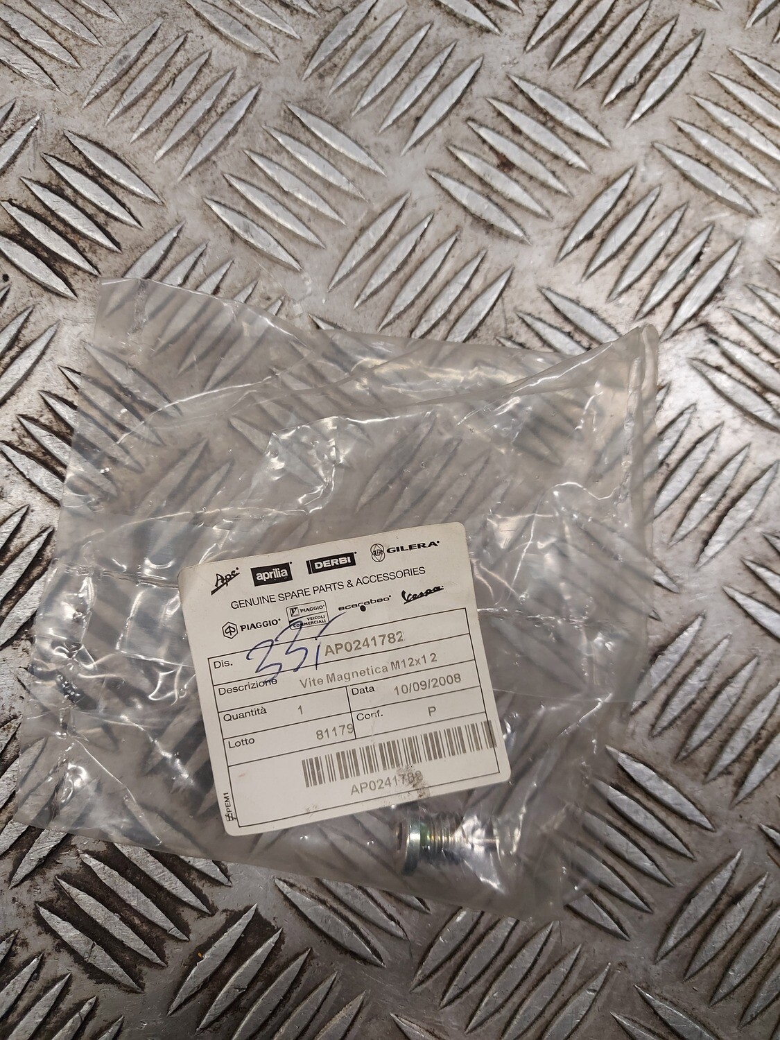 Ablasszapfenschraube Leo 125 AP0241782