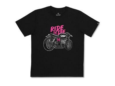 MUC-OFF Ride or Die schwarzes T-Shirt