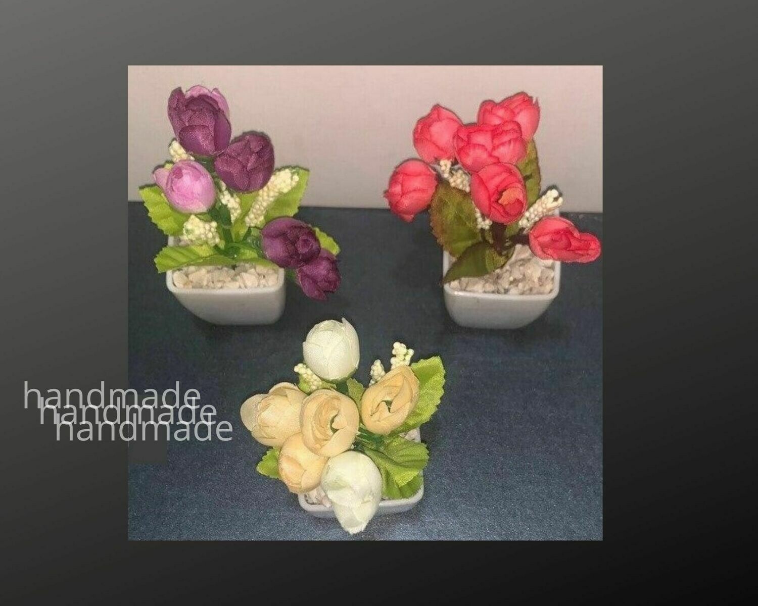 hand-made roses