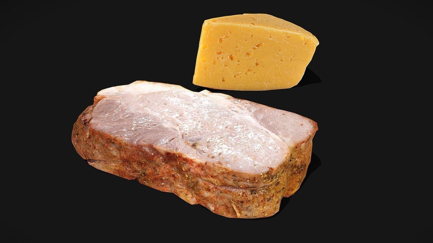 Meat and Cheese - 3 Photoscaned product