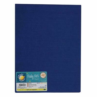 Funky Felt 9 x 12 - Acrylic felt - Royal Blue