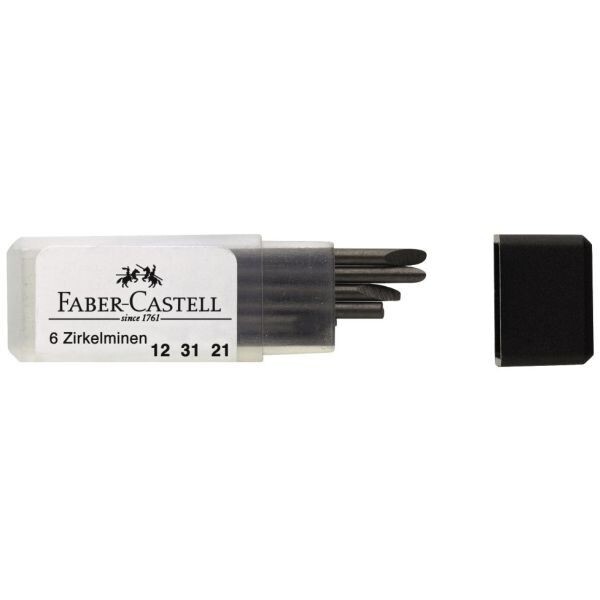 123121 Faber Castell  Compass Leads Tube of 6