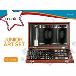 Create Junior Art Set
Contains 80 Pieces. Ideal for young artists and beginners.