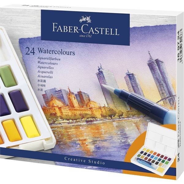 Faber-Castell Watercolour Pans SET 24pc