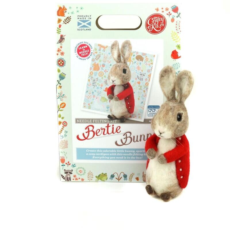 Bertie Bunny Needle Felting Kit