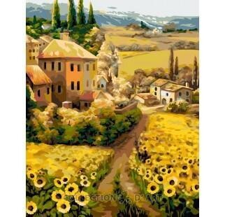 Painting By Numbers - Noon in Tuscany 
40cm x 50cm