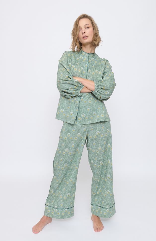 Cotton pyjamas Queen HERA green