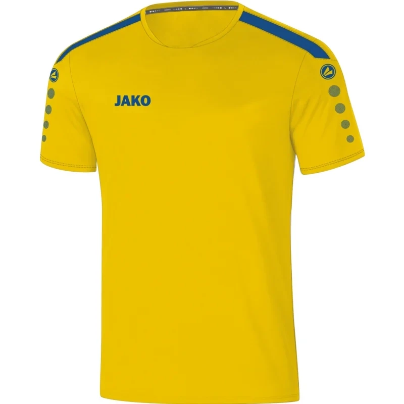 T-shirt Power geel met Dosko logo