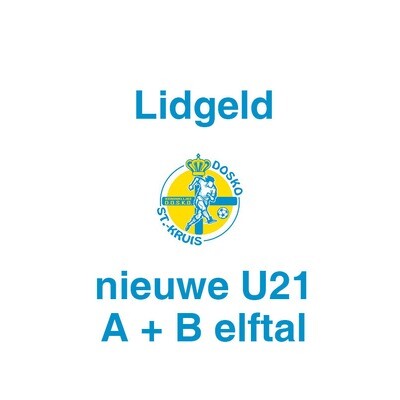Lidgeld nieuwe U21 - A + B elftal