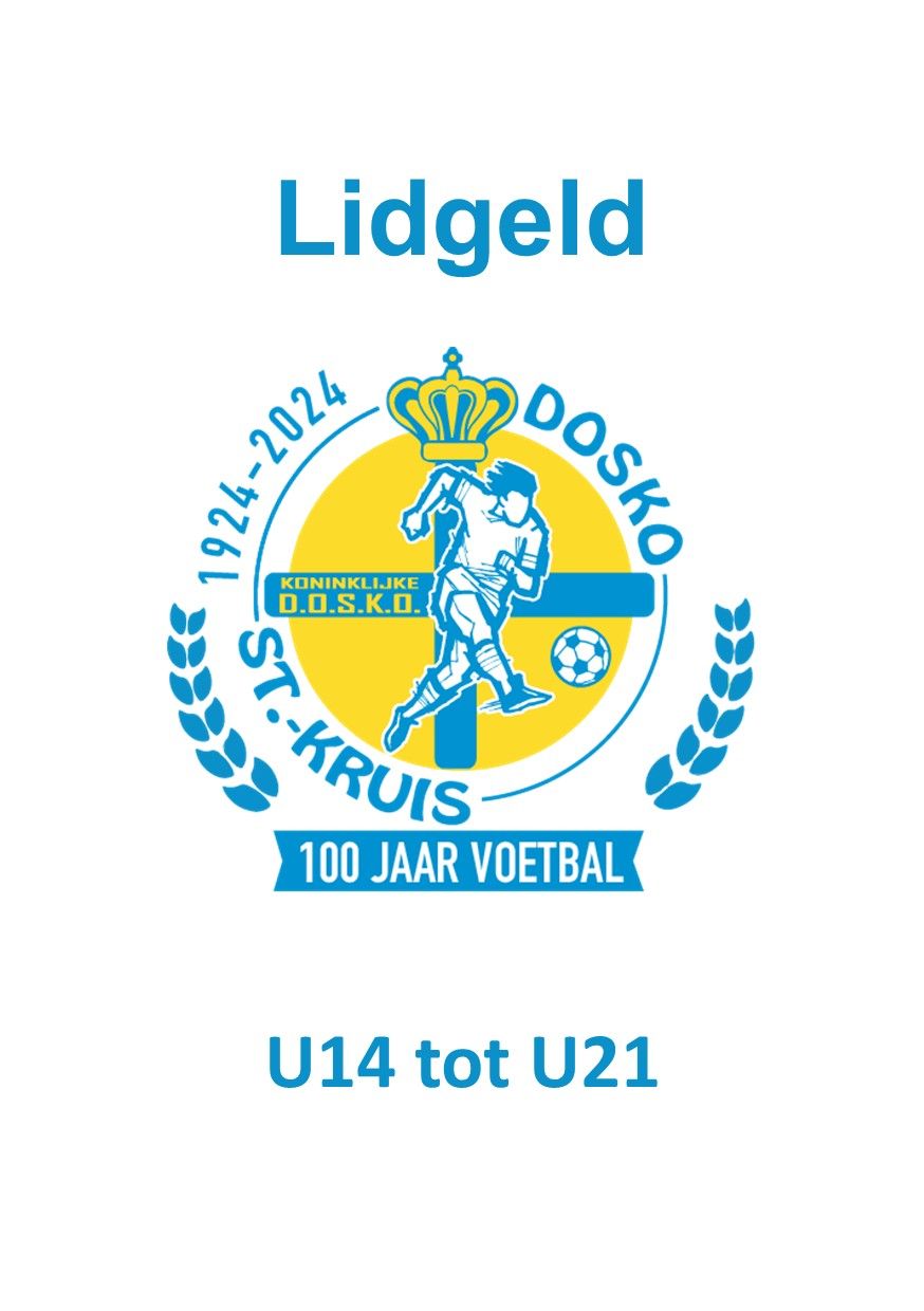 Lidgeld U14 - U21