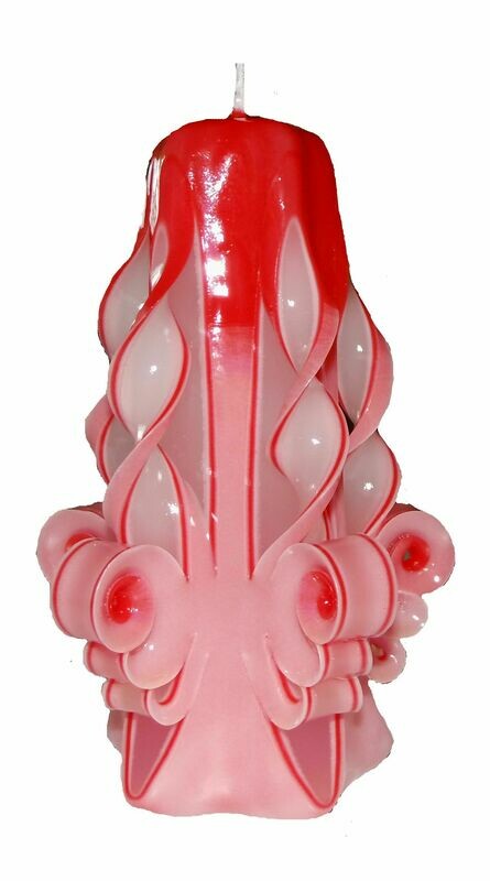 Lilie rot-weiß 17cm