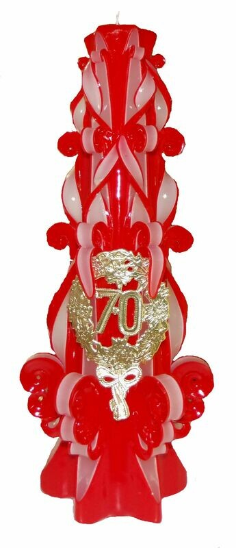 Jubiläum rot 38cm