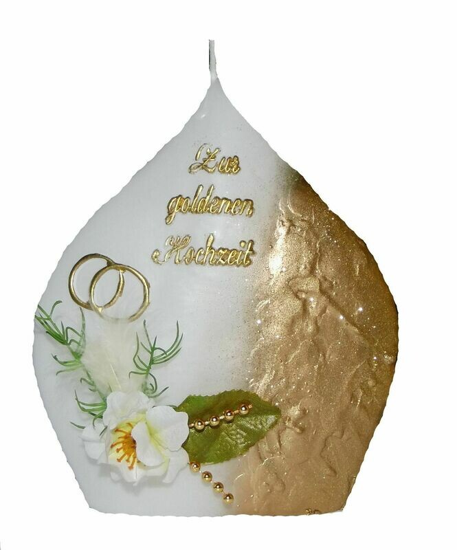 Tropfen gold 16cm