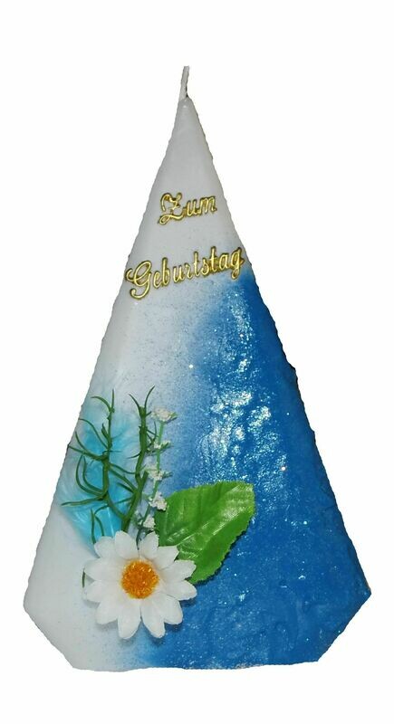 Spitzkerze blau 20cm